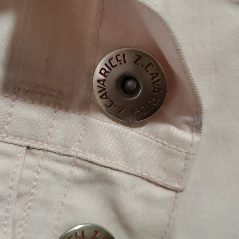 Authentic Z Cavaricci sz L Jean jacket/ pink - Picture 2 of 9